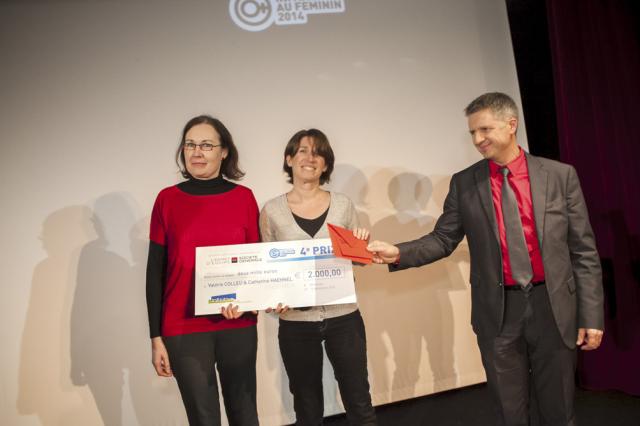 Catherine HAEHNEL et Valérie COLLEU en compagnie de Jean-François BOURGINE, Société Générale