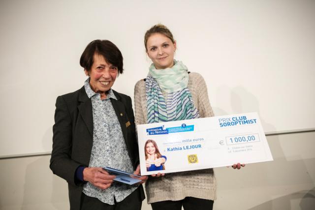 Katia LEJOUR - Prix Club Soroptimist Initiative au Féminin 2016