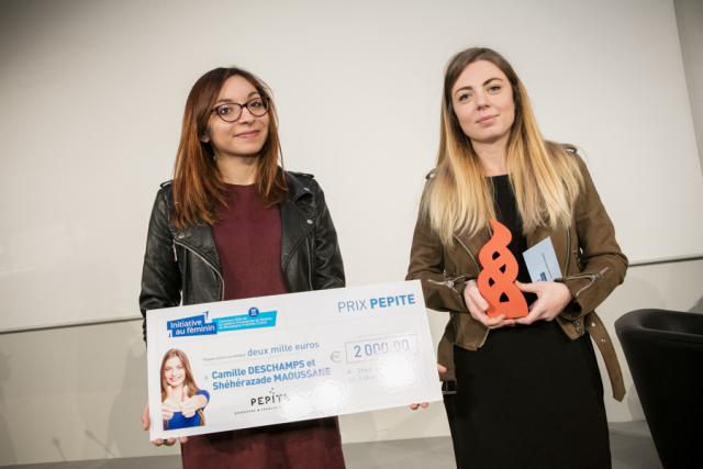 Camille DESCHAMPS & Shérérazade MAOUSSANE - Prix PEPITE Initiative au féminin 2016PEPITE